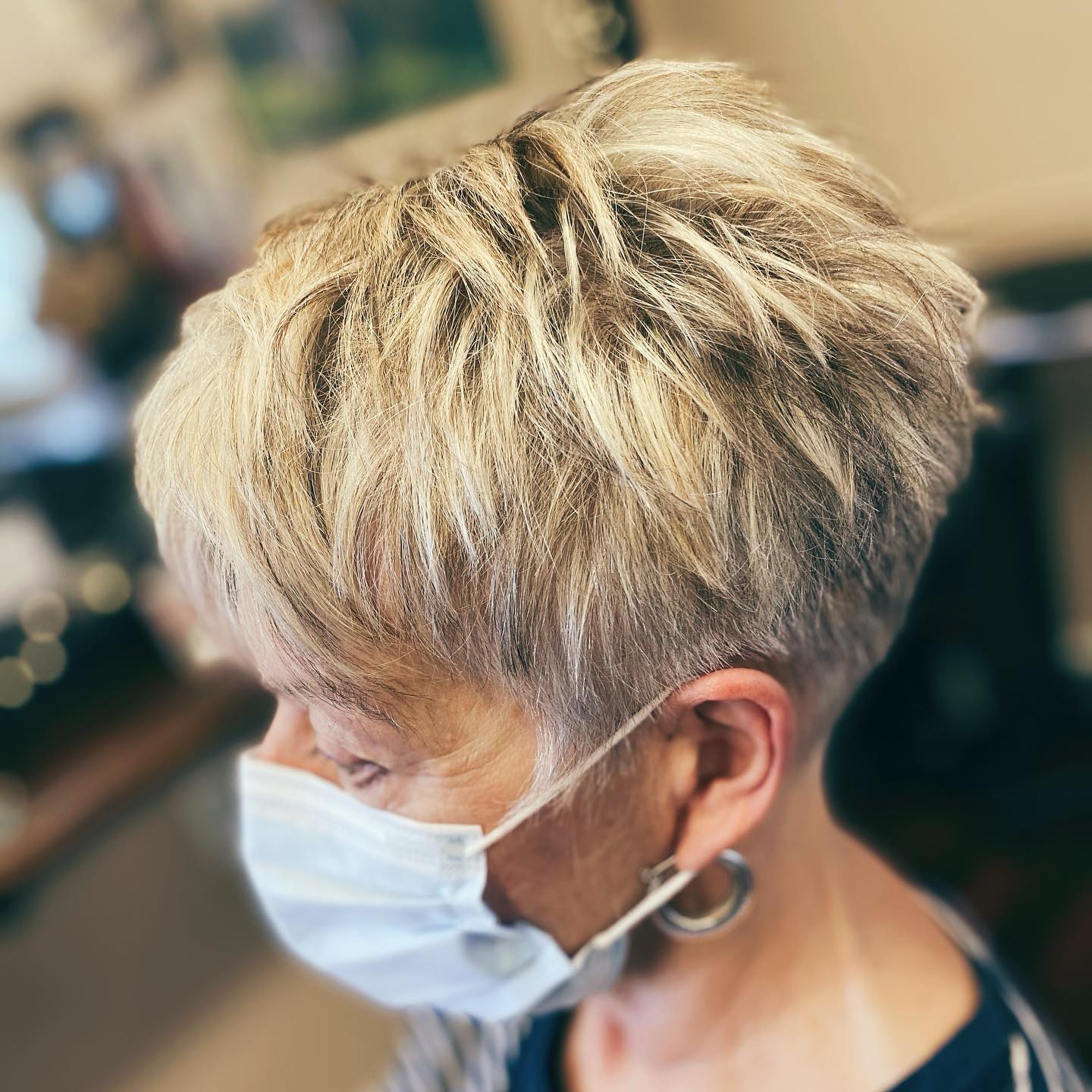 Fresh haircut and style